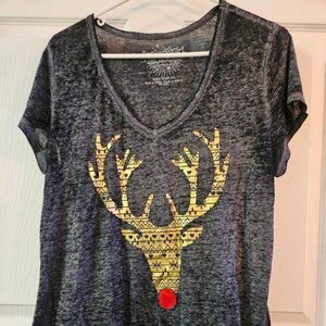 Rocker Girl Sheer Rudolf T-shirt